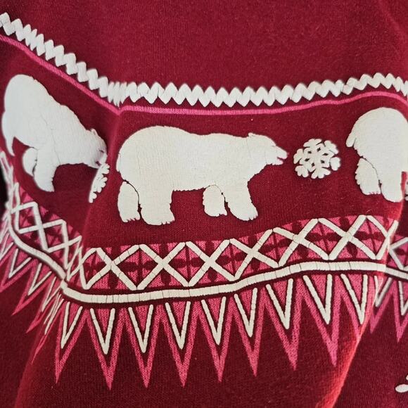 Vintage Red Alaska Pullover - Picture 2 of 4